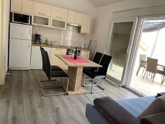 Apartment In Punat With Sea View, Terrace, Air Conditioning, Wifi 4534-4 0*,